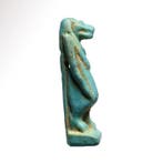 Oud-Egyptisch Faience Amulet van de Hippopotamus Taweret