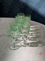 Val Saint Lambert - Verre à porto (11) - Service DERBY /, Antiek en Kunst