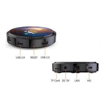 HK1 RBOX TV Box - Mediaspeler Android Kodi 4K - 2GB RAM -, TV, Hi-fi & Vidéo, Accessoires de télévision, Verzenden