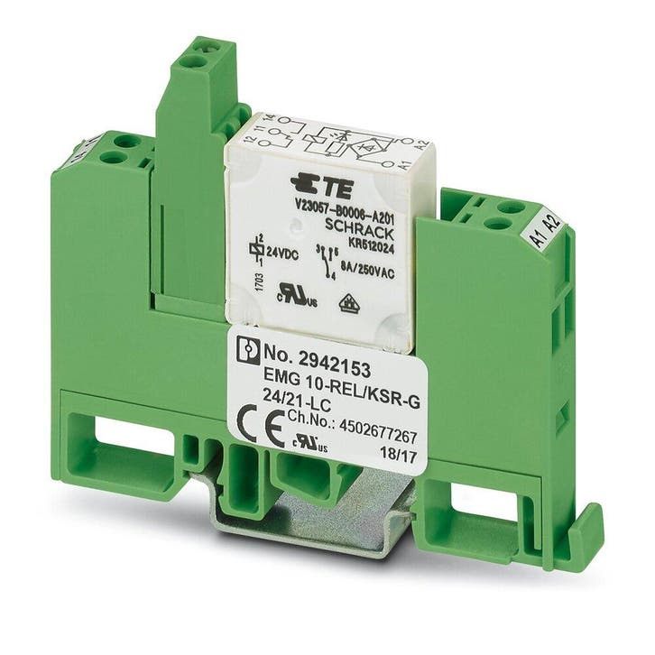 Phoenix Contact EMG Hulprelais - 2942153, Doe-het-zelf en Bouw, Elektriciteit en Kabels, Verzenden