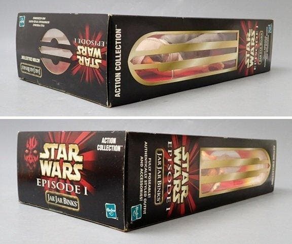 Hasbro - Speelgoed Star Wars Episode I Jar Jar Binks Figure, Collections, Cinéma & Télévision