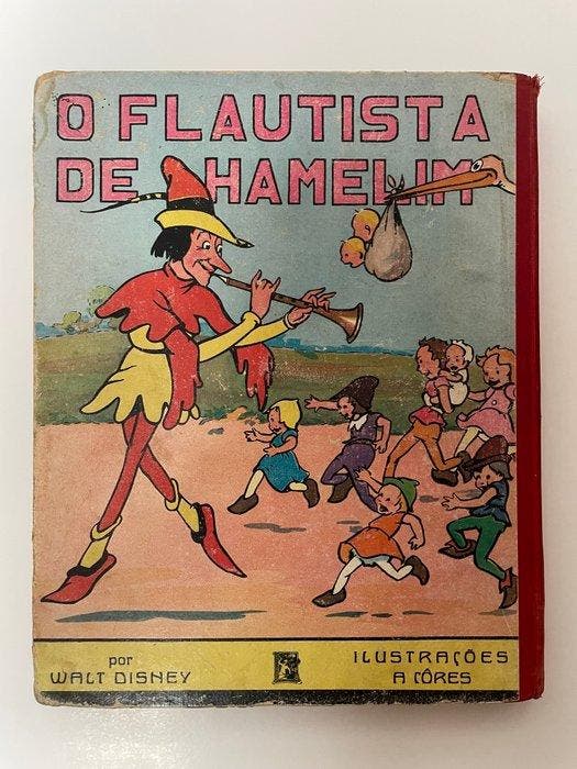 Walt Disney - O Flautista de Hamelim - 1937-1937, Antiquités & Art, Antiquités | Livres & Manuscrits