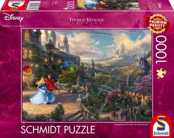 Disney Dreams Puzzel Doornroosje Dansen in het Magische Lich, Ophalen of Verzenden, Nieuw
