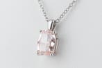 Chaîne - 14 carats Or blanc - 3.00ct. tw. Rose Diamant