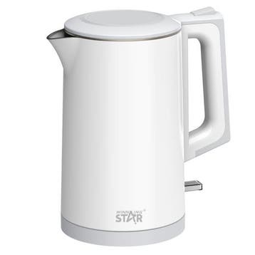Winning Star  Waterkoker 1.8 Liter 1500w  Wit, Ophalen of Verzenden, Nieuw