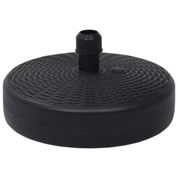 vidaXL Parasolvoet gevuld met zand/water 24 L zwart, Verzenden, Nieuw