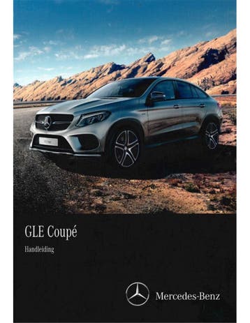 2015 MERCEDES BENZ GLE KLASSE COUPÉ INSTRUCTIEBOEKJE