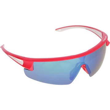 Trivio - Fietsbril Hadley Rood / Wit met 2 Extra Lenzen, Verzenden, Nieuw