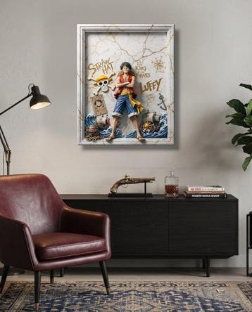 Makayhos - [Canvas] Monkey D. Luffy – King of the Pirates, Nieuw
