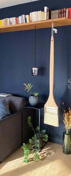 Caroline Schilling -  LE POINTILLEUX  Balais Pinceau XXL, Antiquités & Art, Art | Objets design