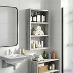 vidaXL Badkamer wandkast met plank Grijze Sonoma 30 x 10 x, Verzenden, Nieuw