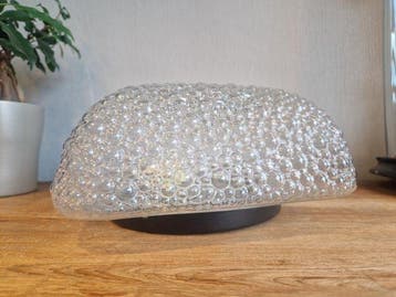 Uplighter - Glas - Plafondlamp wandlamp, Antiek en Kunst