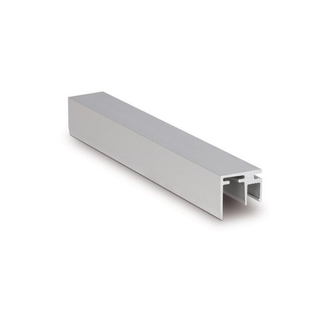 Glazen balustrade vloermontage 1.0kN Top Cover profielen-Alu, Doe-het-zelf en Bouw, Glas en Ramen, Nieuw, Verzenden