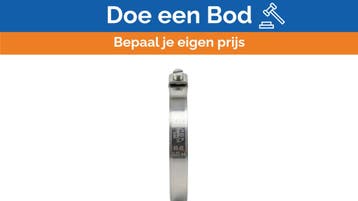 Bieden: ABA Hose Clamp Stainless Steel - 68-85mm, Watersport en Boten, Ophalen of Verzenden, Nieuw