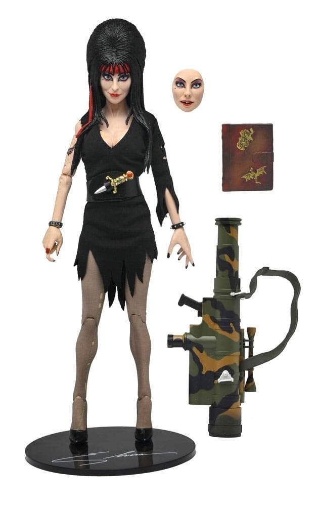 Elvira: Mistress of the Dark Clothed Action Figure Commando, Collections, Cinéma & Télévision, Enlèvement ou Envoi