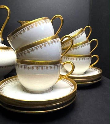 Limoges - Service à thé (27) - Porcelaine