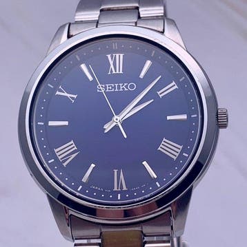 Seiko - Solar Powered - Sans prix de réserve - Navy Blue