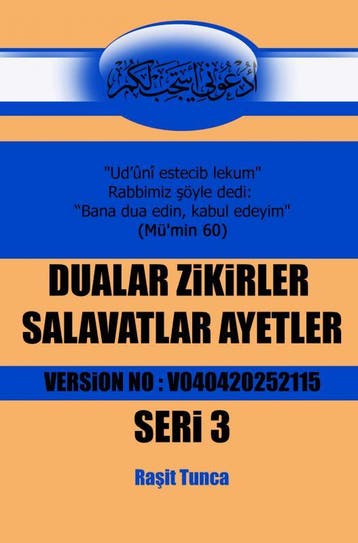 Dualar Zikirler Salavatlar Ayetler 3 | Rait Tunca | Nieuw, Verzenden, Nieuw, Rait Tunca