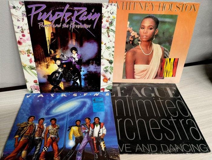 Prince, Jackson 5 & Related, Whitney Houston, League, CD & DVD, Vinyles Singles