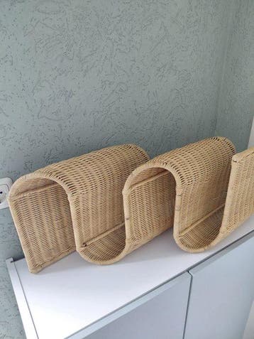IKEA - Karl Malmvall - Tijdschriftenhouder - Tiby - Riet -