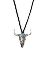 Stier Ketting Cowboy Western Stierenkop Schedel Indianen Cow, Ophalen of Verzenden, Nieuw, Bruin