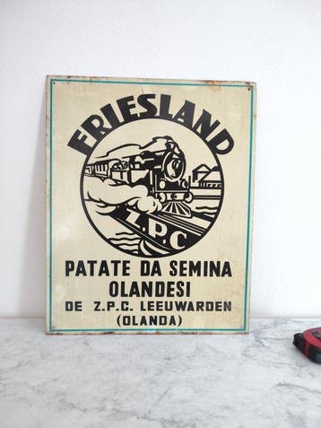 Enseigne : pommes de terre néerlandaises, Frise - Enseigne