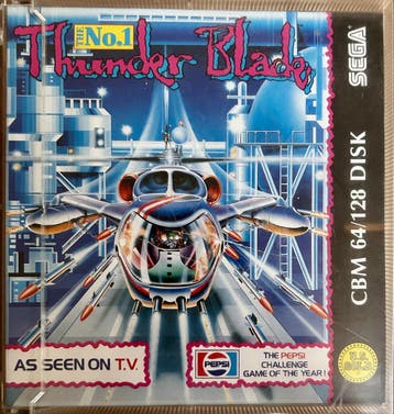 Thunder Blade C64/C128 Disk Version, Verzenden
