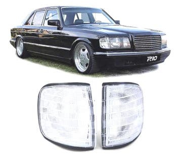 Clignotants Avant Pour Mercedes W124 Berline Coupé Blanc, Verzenden