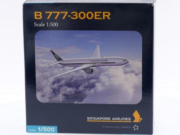 Schaal 1:500 Herpa 507158 Singapore Airlines Boeing 777-3..., Ophalen of Verzenden