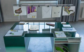 Arthur Van-Poucke - Bureau - Hout, Hars, Aluminium, Gips -
