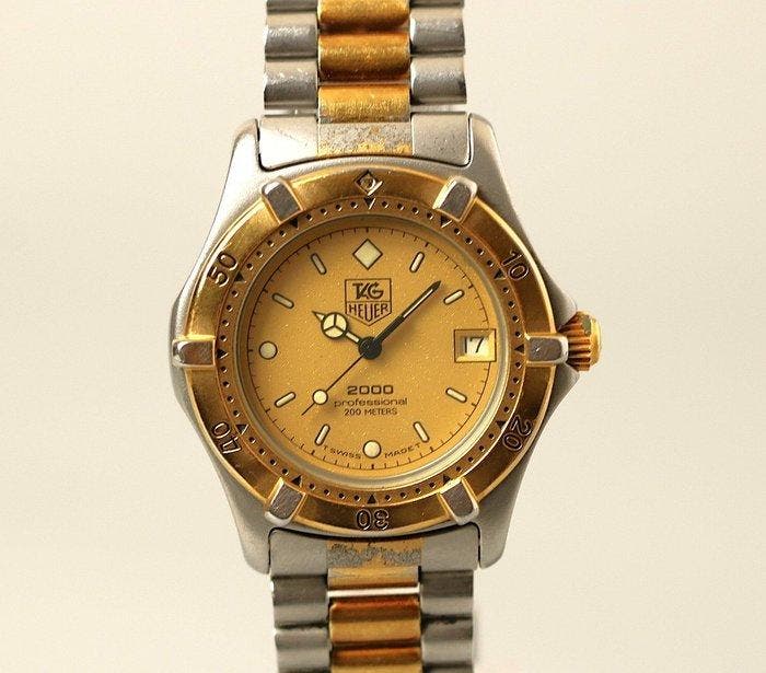 TAG Heuer - 2000 Professional - Zonder minimumprijs -, Bijoux, Sacs & Beauté, Montres | Anciennes | Antiquités