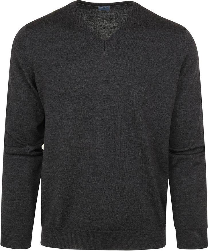 Olymp Trui Merino Antraciet maat Maat 52/54 (L) Heren, Kleding | Heren, Truien en Vesten, Grijs, Nieuw, Maat 52/54 (L), Verzenden