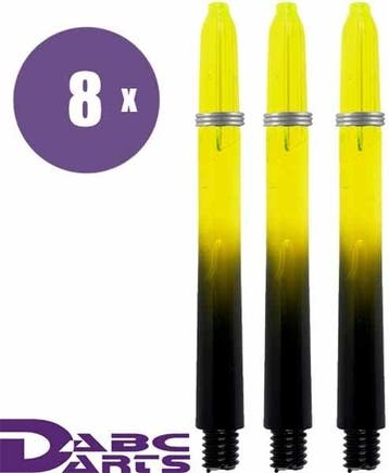ABC Darts – Black Vision Geel - 8 sets (Dart Shafts), Ophalen of Verzenden, Shafts