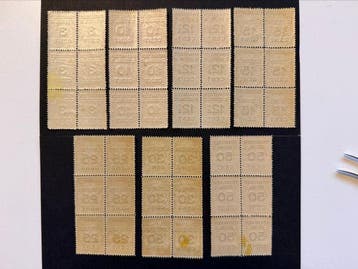 Suriname 1927 - Sceaux de coffre-fort non délivrés - NVPH, Gestempeld
