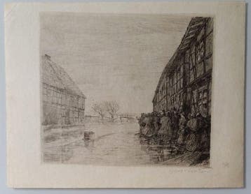 Georg Greve-Lindau (1876-1963) - The Flood
