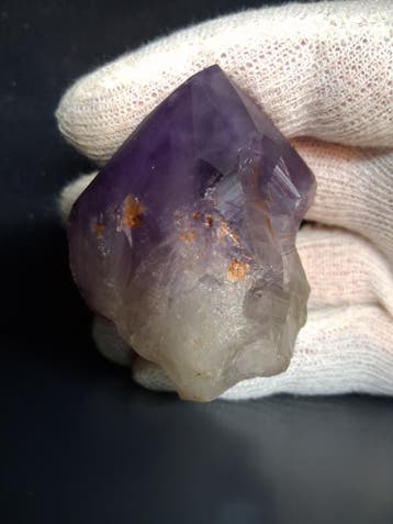 Rough amethyst - Amethyst Crystal Point - Raw Point with Roo, Verzenden