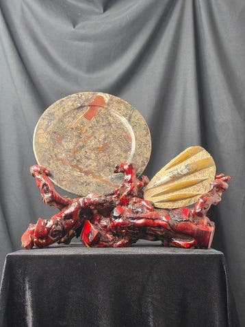 Gefossiliseerd dier - Decorative Fossil Sculpture – Fossil