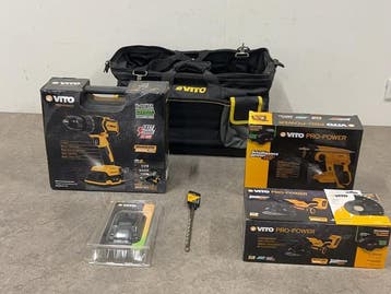 Veiling - Vito gereedschapstas met inhoud Pro-Power, Doe-het-zelf en Bouw, Nieuw