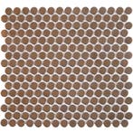 Wand Mozaïek Tegels Factory Keramiek Bronze Metallic - Ma.., Nieuw, Ophalen of Verzenden, 20 tot 40 cm, 10 m² of meer