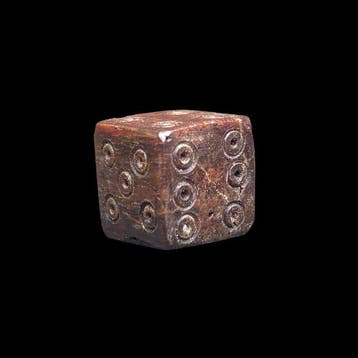 Oud-Romeins, Keizerrijk Been dobbelsteen - Ancient Roman