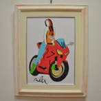 Marco Lodola (1955) - Pin Up sulla moto