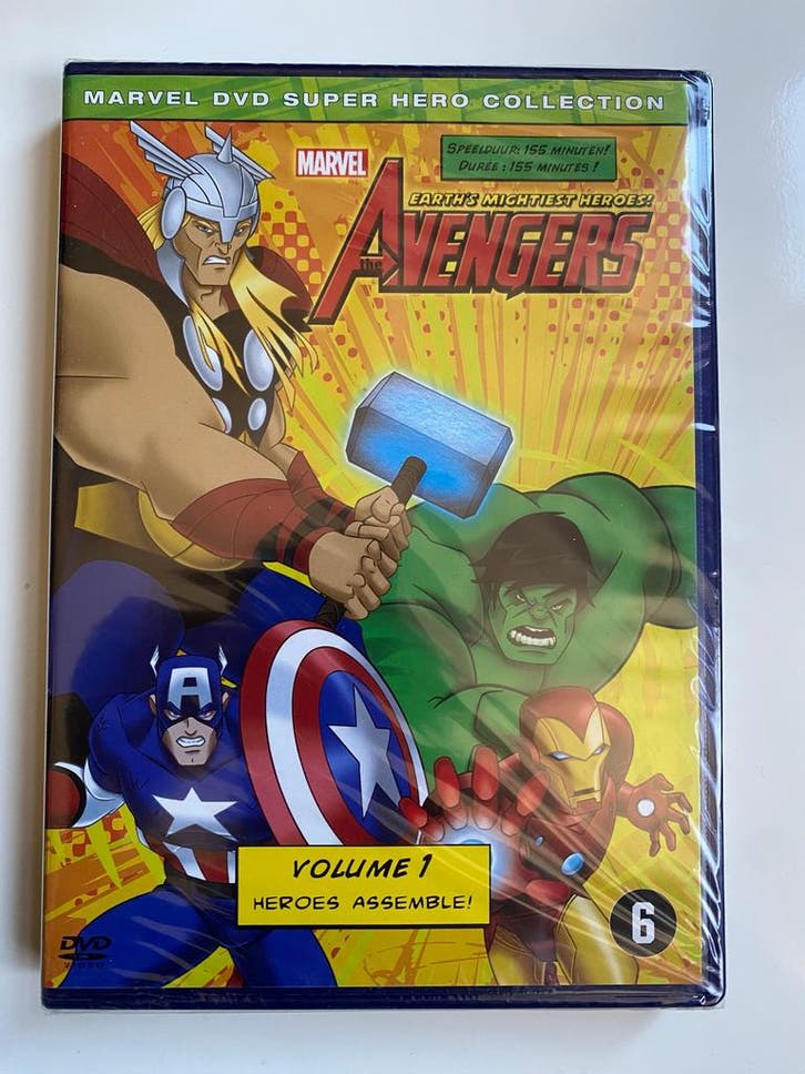 MARVEL THE AVENGERS EARTHS MIGHTIEST HEROES! VOLUME 1:, Cd's en Dvd's, Dvd's | Overige Dvd's, Gebruikt