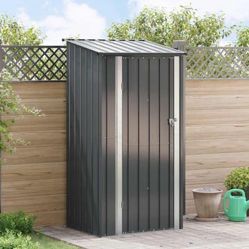 vidaXL Tuinhuisjes Antraciet 103 x 86 x 200 cm Metaal, Verzenden, Nieuw