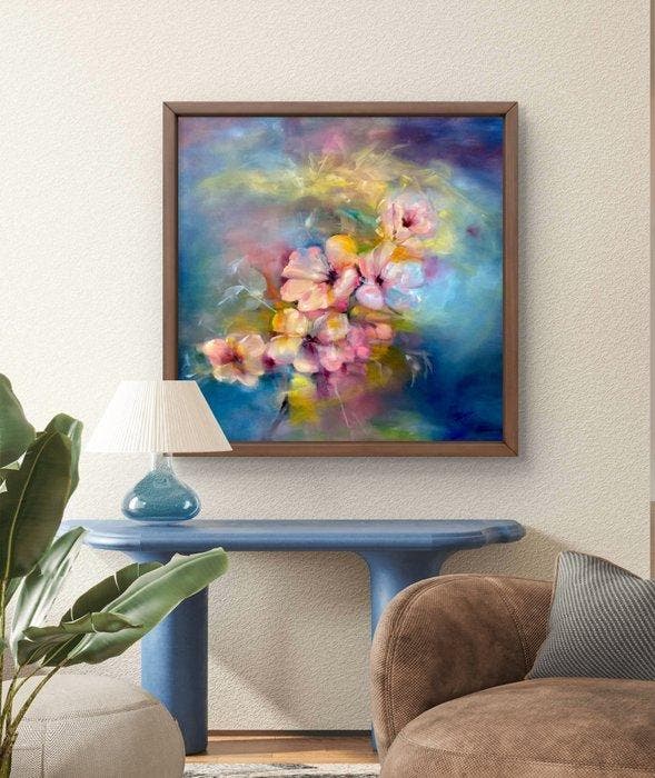 Isabel Tapias T - Mis pensamientos. NO RESERVE. Obra, Antiek en Kunst, Kunst | Schilderijen | Modern