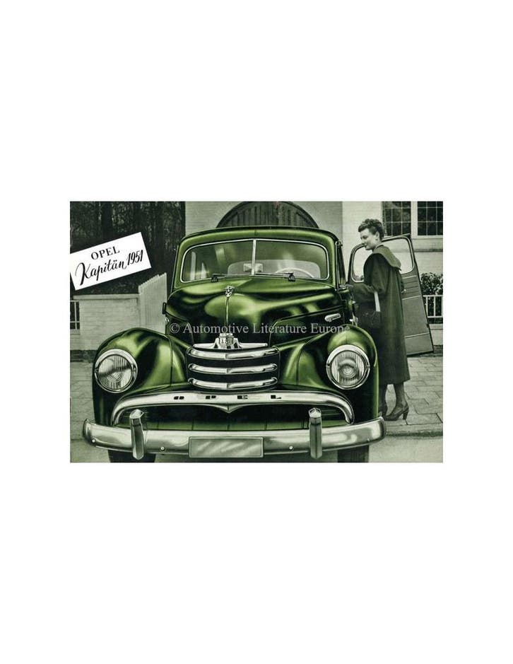 1951 OPEL KAPITÄN BROCHURE NEDERLANDS, Boeken, Auto's | Folders en Tijdschriften, Ophalen of Verzenden