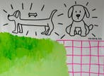 GINI MARTA - Two dogs on the grass