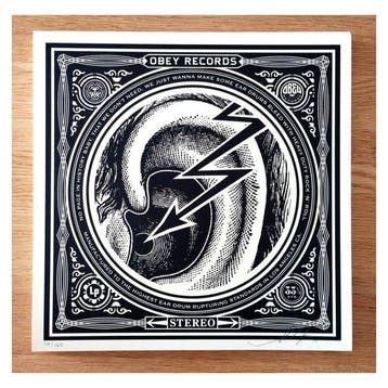 Shepard Fairey (OBEY) (1970) - Ear Drum (Artist Proof)