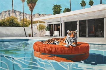 Le Yack - Life of Pi, Poolside - XL - 100% Handmade!