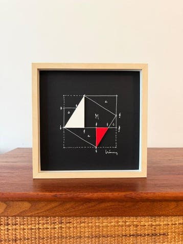 Jo Niemeyer (1946) - Sculpture, Collage - 24 cm - Carton -