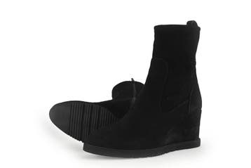 Unisa Enkellaarzen in maat 40 Zwart, Kleding | Dames, Verzenden, Zwart, Lage of Enkellaarzen, Zo goed als nieuw